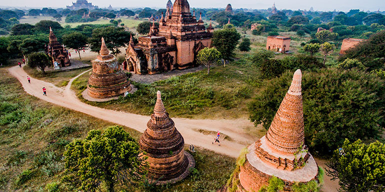 Bagan Temple Half Marathon slide