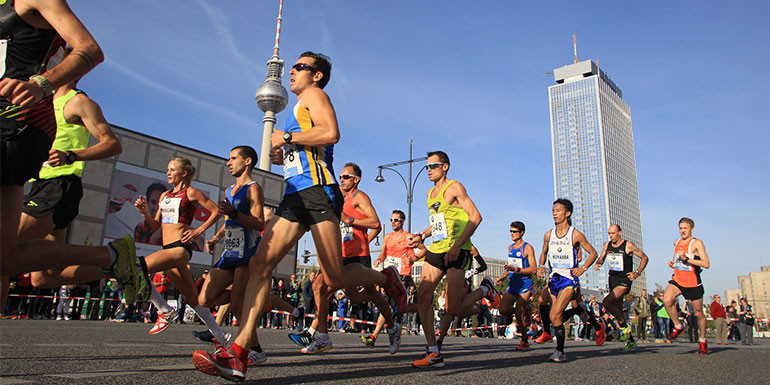 Berlin Marathon slide