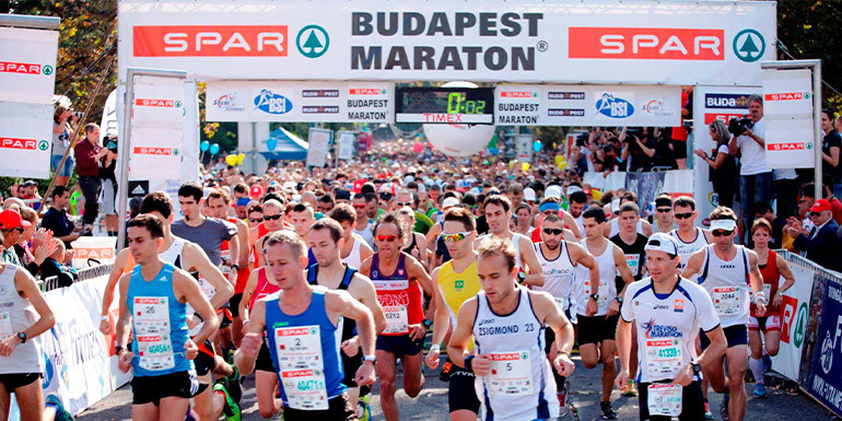 Budapest Marathon slide