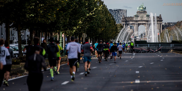Brussels Marathon slide