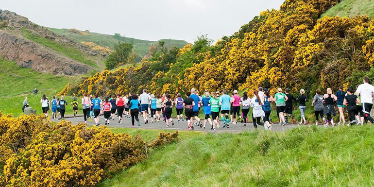 Edinburgh Half Marathon slide