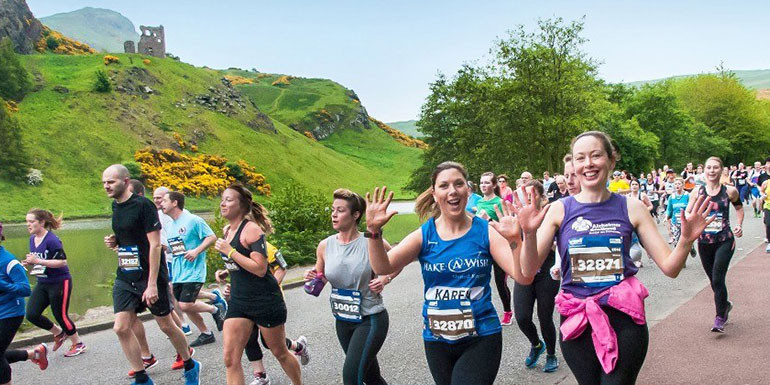 Edinburgh Half Marathon slide