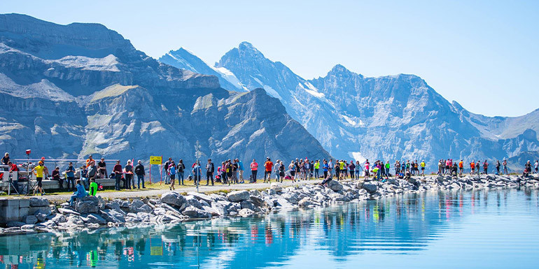 Jungfrau Marathon slide