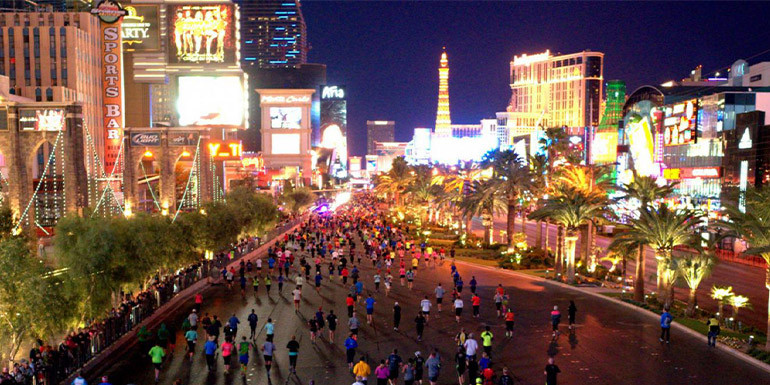 Las Vegas Marathon slide