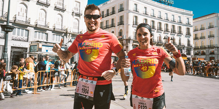 Madrid Marathon slide