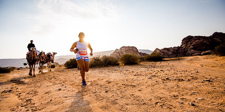 Petra Desert Half Marathon slide