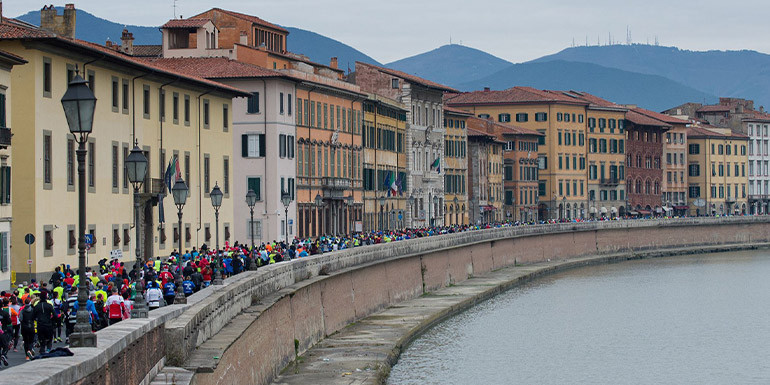 Pisa Marathon slide