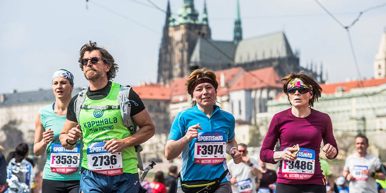 Prague Half Marathon slide
