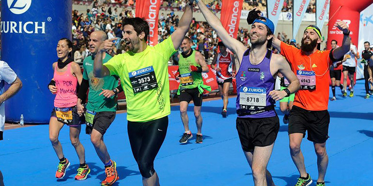 Sevilla Marathon slide