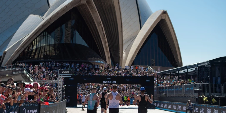 Sydney Marathon slide