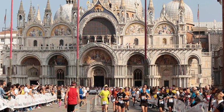 Venice Marathon slide