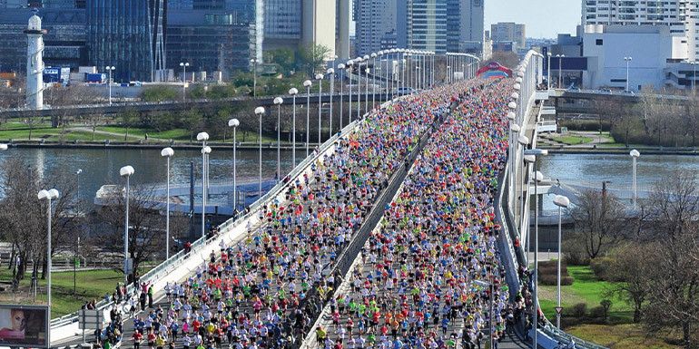 Vienna Marathon slide
