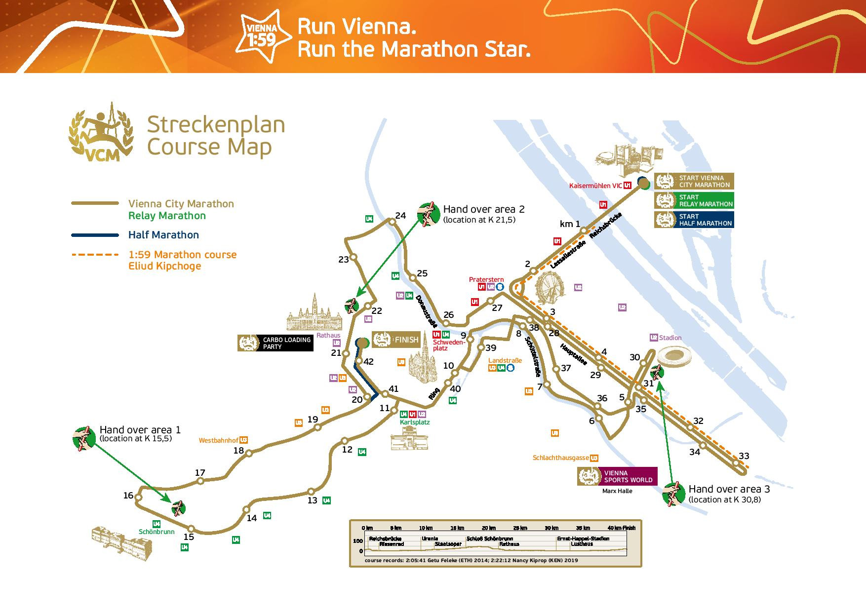 Marathon Vienna 2024 Book with bib